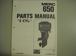 PARTS MANUAL - MERC 650 (DOWNLOAD ONLY)