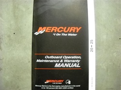 OWNERS MANUAL - MERC 15, 20, 25