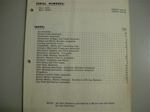 PARTS MANUAL - MERC 600