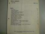 PARTS MANUAL - MERC 600