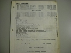 PARTS MANUAL  - MERC 39