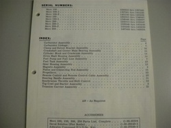 PARTS MANUAL - MERC 100, 150, 200, 250