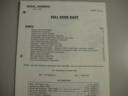 PARTS MANUAL - MERC 200