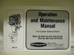OWNERS MANUAL - KF9, KG9, MARK 30, 30H, 35A, 40, 40H, 50, 55, 55A, 55H, 58, 58A
