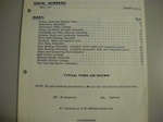 PARTS MANUAL - MERC 110