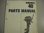 PARTS MANUAL - MERC 40