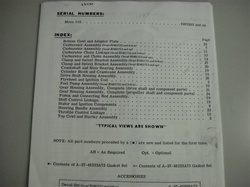 PARTS MANUAL - MERC 110