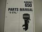 PARTS MANUAL - MERC 650