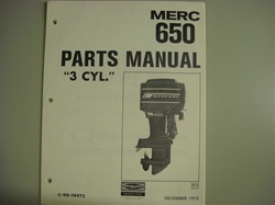 PARTS MANUAL - MERC 650