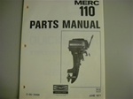 PARTS MANUAL - MERC 110 (DOWNLOAD ONLY)