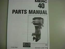 PARTS MANUAL - MERC 402