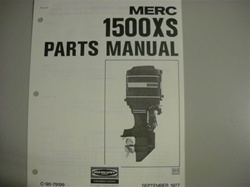 PARTS MANUAL - MERC 1500 XS (DOWNLOAD ONLY)