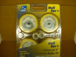 WOBBLE ROLLER 5"  4 PER KIT (Yellow)